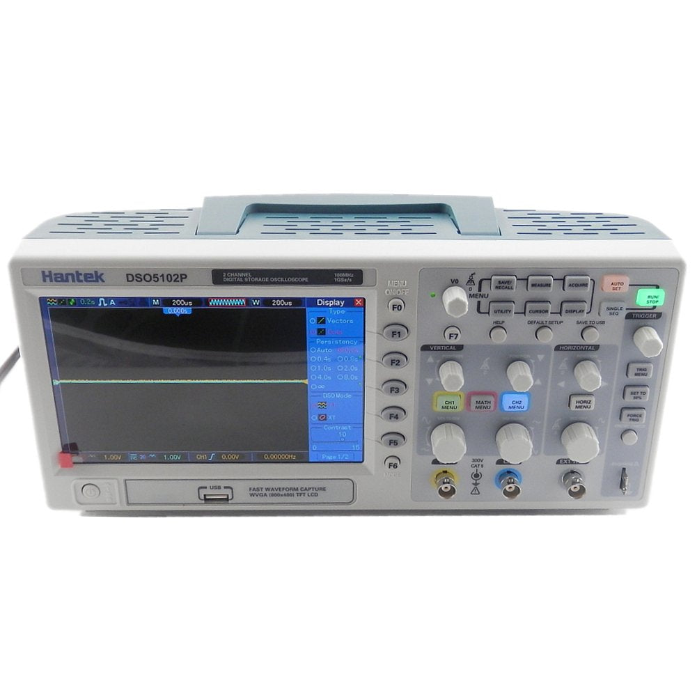 Hantek DSO5102P Digital Storage Oscilloscope USB 100MHz 1GSa/s 40K,2 Channel,2CH