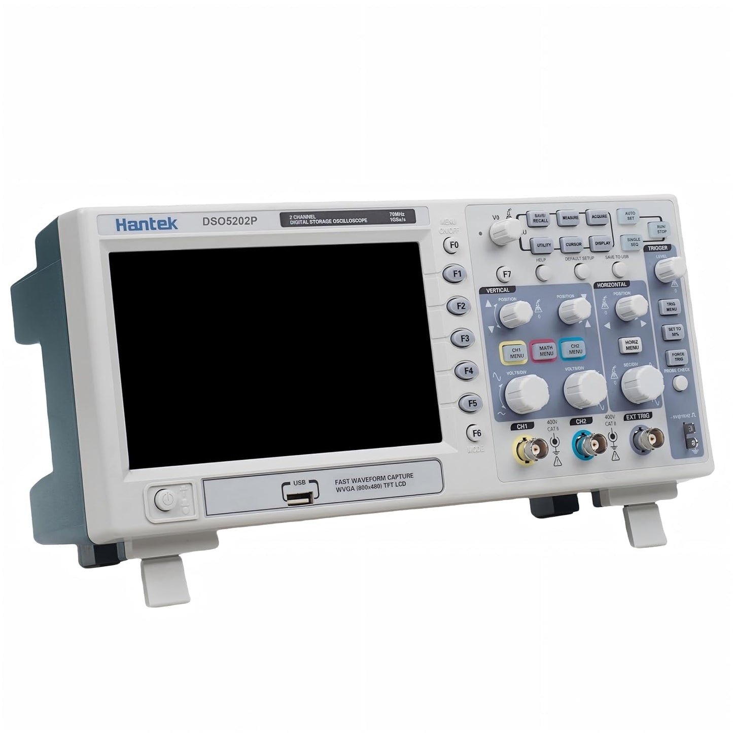 Hantek DSO5202P Digital Storage Oscilloscope USB 200MHz 1GSa/s 40K 2 Channel 2CH Oscillograph
