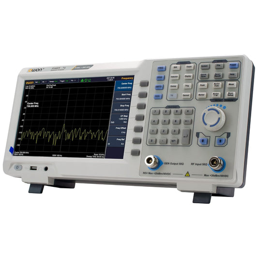 OWON XSA815 Spectrum Analyzer Desktop Spectrum Analyzer with Standard Pass/Fail on-site Test and Alert Function with 9-inch TFT LCD (9 kHz to 1.5 GHz)