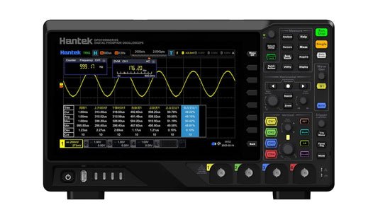 Hantek Oscilloscope 500MHz Bandwidth 4+1CH Waveform Generator 16CH Logic Analyzer 2Gpts Memory Depth with Higher Precision Professional Oscilloscopes (DPO7504U/4+1+16CH/500MHz)