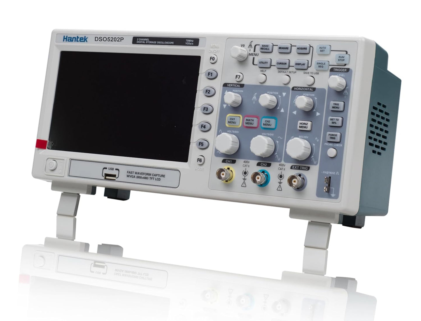Hantek DSO5202P Digital Storage Oscilloscope USB 200MHz 1GSa/s 40K 2 Channel 2CH Oscillograph