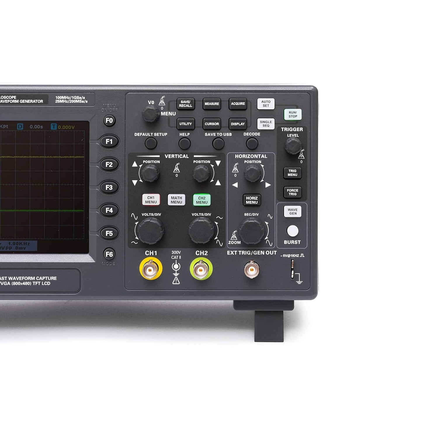 Hantek DSO2D10 Digital Storage Oscilloscope 100MHz Bandwidth 2CH Dual Channel 1GSa/s 8M Memory Depth with 1CH Waveform Generator