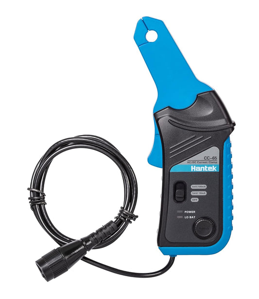 Hantek CC65 AC/DC Current Clamp 1mV/10mA 65A for oscilloscope 20KHz Bandwidth with BNC Connector (CC65)
