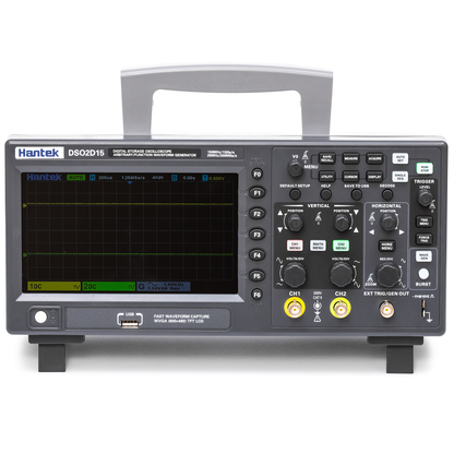 Hantek DSO2D15 digital storage oscilloscope 150MHz 1GSa/s 8M,2 channels,2 CH+1CH with signal source