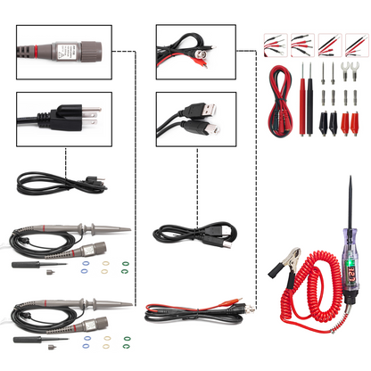 Hantek DSO2C10 digital storage Oscilloscope 100MHz bandwidth 2CH dual channel 1GSa/s 8M memory depth