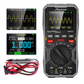 AT212 Abestop Oscilloscope Multimeter 1MHz Bandwidth 2.5Msps Sample Rate Portable Handheld Oscilloscope 2.4" Color Screen Auto/Normal/Single Function