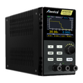 Abestop DC Power Supply 30V/8A Programmable Fanless Ultra-Quiet Bench Power Supply Editing List Waveform and Output with Multiple Protections (30V/8A/120W/ATS3128)